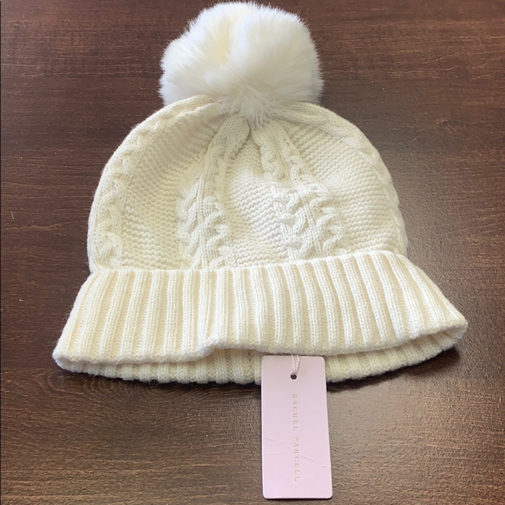 Rachel parcell Faux Fur Pom Beanie - Picture 2 of 3